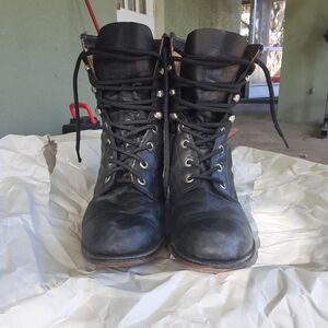 Vintage Lace up Combat Boots